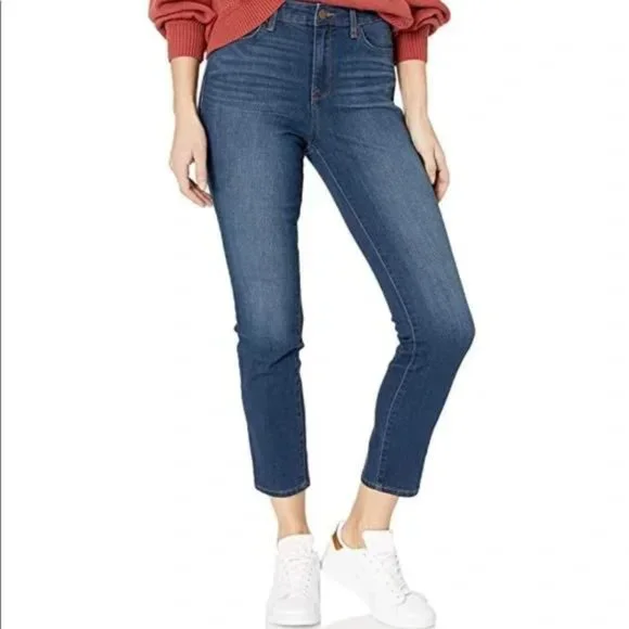 William Rast, blue mid rise Slim Straight jeans, size 12/31 - Picture 2 of 9